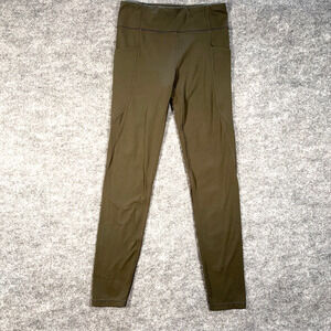 Athleta Girl High Rise Stash Your Treasures Tight Leggings Green XXL 16